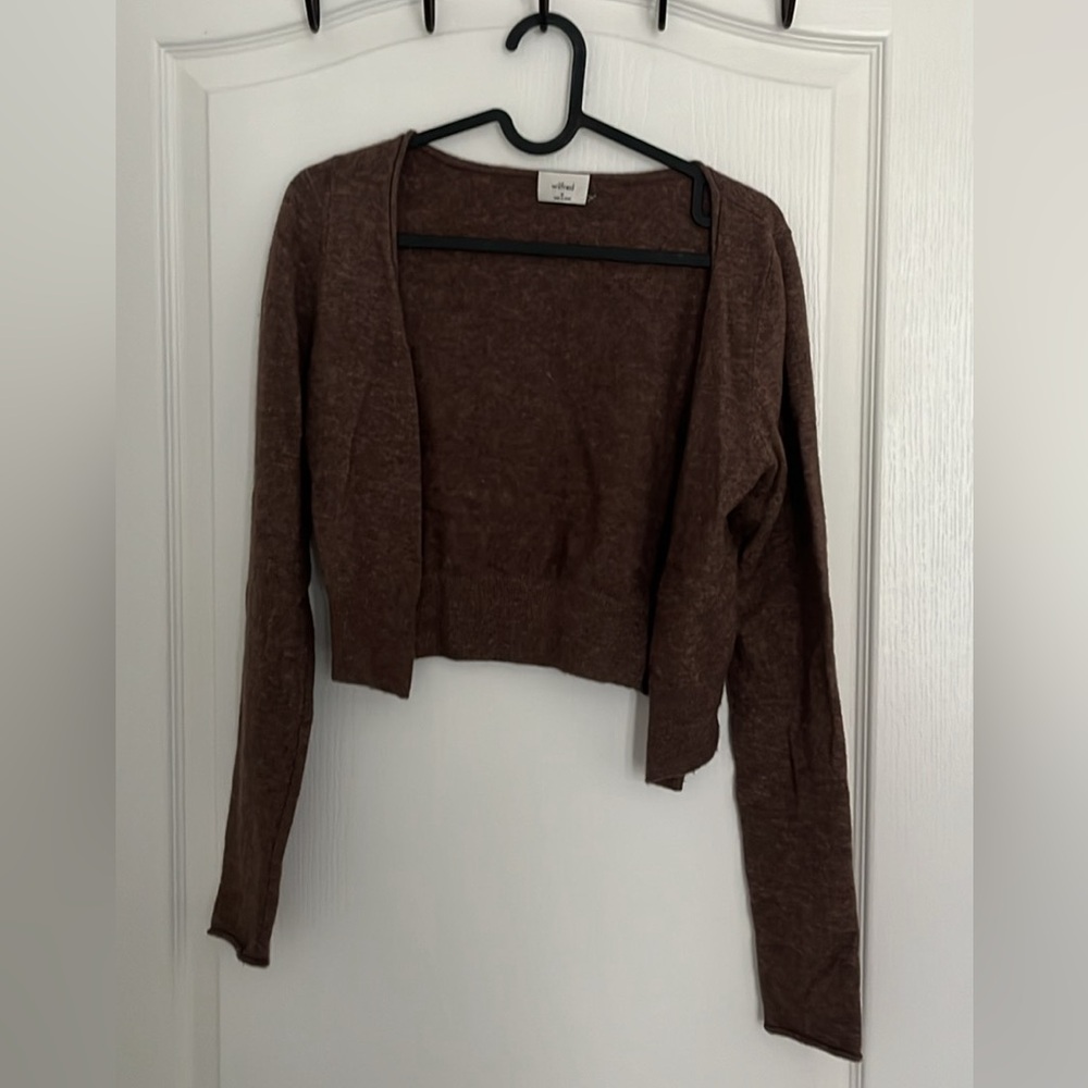 Wilfred cropped cardigan